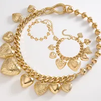 Casual Glam Classical Heart Shape Alloy Women's Bracelets Necklace sku image 3