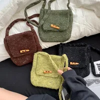 Women's Small Polyester Color Block Vintage Style Classic Style Square Buckle Envelope Bag main image 1