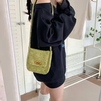 Women's Small Polyester Color Block Vintage Style Classic Style Square Buckle Envelope Bag main image 3