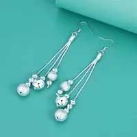 1 Pair Simple Style Geometric Copper Drop Earrings main image 3