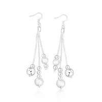 1 Pair Simple Style Geometric Copper Drop Earrings main image 4
