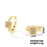 1 Pair Elegant Heart Shape Bow Knot Plating Inlay Copper Zircon K Gold Plated Drop Earrings Earrings Ear Studs main image 2