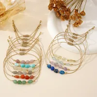 Bohemian Geometric Semi-precious Stone Copper Wholesale Bracelets main image 1