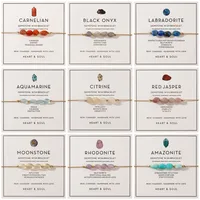 Bohemian Geometric Semi-precious Stone Copper Wholesale Bracelets main image 5