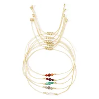 Bohemian Geometric Semi-precious Stone Copper Wholesale Bracelets main image 6