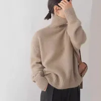 Women's Sweater Long Sleeve Sweaters & Cardigans Casual Simple Style Solid Color main image 3