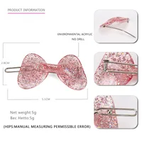 Women's Elegant Streetwear Bow Knot Arylic Hair Clip sku image 1