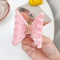 Women's Elegant Solid Color Acetic Acid Sheets Hair Claws main image 5