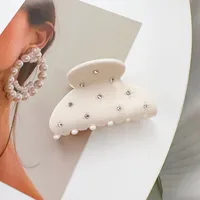 Women's Elegant Solid Color Acetic Acid Sheets Hair Claws sku image 2