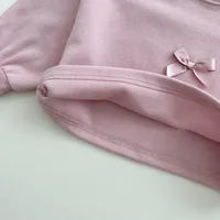 Casual Cute Solid Color Bow Knot Hoodies & Sweaters main image 4