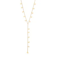 Wholesale Jewelry Commute Flower Butterfly 304 Stainless Steel Turquoise 18K Gold Plated Necklace sku image 2