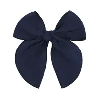 Fashion Solid Color Bow Knot Polyester Hair Clip sku image 3