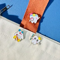 Cartoon Creative New Tooth Brooch Cute Smile Face Tooth Toothbrush Care Tooth Badge Personalized Accessories main image 1