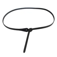 Decorative Knotted Belt Ladies Korean Version With Dress Pu Belt Thin Retro  Wind Narrow Strap A Generation Of Hair main image 5