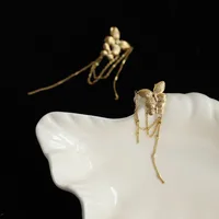 1 Pair Simple Style Shiny Butterfly 304 Stainless Steel Drop Earrings main image 2