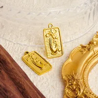 1 Piece 304 Stainless Steel 18K Gold Plated Geometric Pendant main image 3