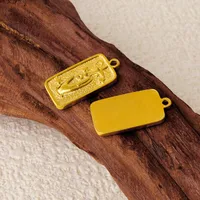 1 Piece 304 Stainless Steel 18K Gold Plated Geometric Pendant main image 4
