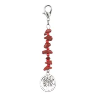 Vintage Style Rock Commute Life Tree Alloy Stone Bag Pendant main image 2