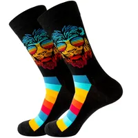 Unisex Modern Style Classic Style Sun Star Cotton Crew Socks 20 Pairs Per Pack main image 4