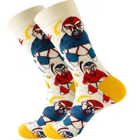 Unisex Modern Style Classic Style Sun Star Cotton Crew Socks 20 Pairs Per Pack sku image 2