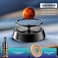 Solar Rotating Car Aromatherapy Aluminum Alloy Interstellar Suspension Car Perfume Interior Ornaments Lasting Fragrance sku image 5