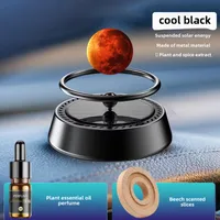 Solar Rotating Car Aromatherapy Aluminum Alloy Interstellar Suspension Car Perfume Interior Ornaments Lasting Fragrance sku image 8