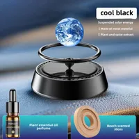 Solar Rotating Car Aromatherapy Aluminum Alloy Interstellar Suspension Car Perfume Interior Ornaments Lasting Fragrance sku image 10