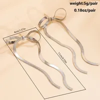 Modern Style Simple Style Bow Knot Copper Handmade Plating 18k Gold Plated Jewelry Set sku image 38