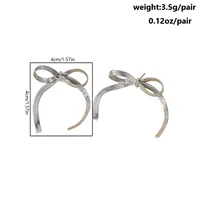 Modern Style Simple Style Bow Knot Copper Handmade Plating 18k Gold Plated Jewelry Set sku image 35