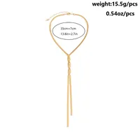 Modern Style Simple Style Bow Knot Copper Handmade Plating 18k Gold Plated Jewelry Set sku image 47