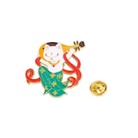 Cartoon Style Cat Alloy Stamping Stoving Varnish Plating Unisex Brooches Collar Pin sku image 6