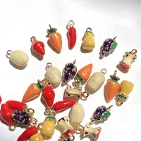 10 PCS/Package Alloy Chili Pendant main image 1