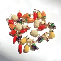 10 PCS/Package Alloy Chili Pendant main image 2