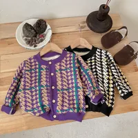 Autumn And Winter New Children's  Knitted Coat Boys And Girls Baby Warm Cardigan Thickened Outer Coat main image 3