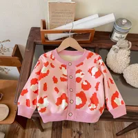 Autumn And Winter New Children's  Knitted Coat Boys And Girls Baby Warm Cardigan Thickened Outer Coat main image 4