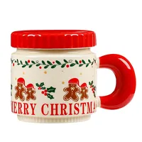 Christmas Casual Christmas Tree Santa Claus Gingerbread Ceramics Mug 1 Piece main image 5