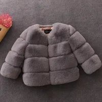Casual Vacation Solid Color Plush Girls Outerwear main image 1