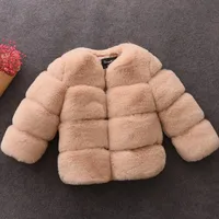 Casual Vacation Solid Color Plush Girls Outerwear main image 3