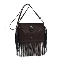 Women's Small Pu Leather Solid Color Vintage Style Classic Style Square Zipper Shoulder Bag main image 3