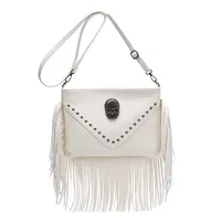 Women's Small Pu Leather Solid Color Vintage Style Classic Style Square Zipper Shoulder Bag sku image 1
