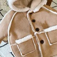 Korean Style Men's And Women's Winter New Coat Retro Fashionable Suede Thick Lamb Wool Thick Warm Coat main image 3