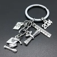 Elegant Simple Style Letter Number Metal Unisex Keychain main image 1