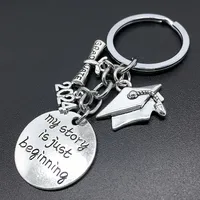 Elegant Simple Style Letter Number Metal Unisex Keychain sku image 2