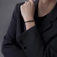 Retro Punk Solid Color 304 Stainless Steel Men's Bracelets main image 3
