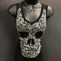 Women's T-shirt Tank Tops Printing Street Style Streetwear Skull main image 2