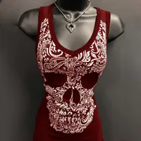 Women's T-shirt Tank Tops Printing Street Style Streetwear Skull main image 4