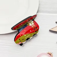 Women's Cute Christmas Hat Santa Claus Arylic Hair Claws sku image 3