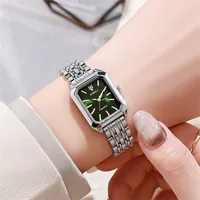 Fashion  New Stainless Steel Women's Business Casual Quartz Watch Light Luxury Women's Stainless Steel Student Watch sku image 6