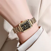 Fashion  New Stainless Steel Women's Business Casual Quartz Watch Light Luxury Women's Stainless Steel Student Watch sku image 2
