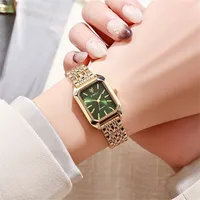 Fashion  New Stainless Steel Women's Business Casual Quartz Watch Light Luxury Women's Stainless Steel Student Watch sku image 1